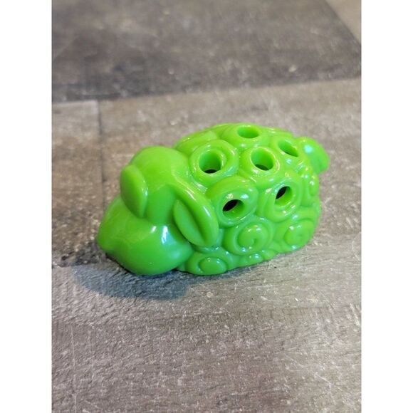 Green Play-Doh sheep hair animal zoo toy figure - Picture 1 of 5